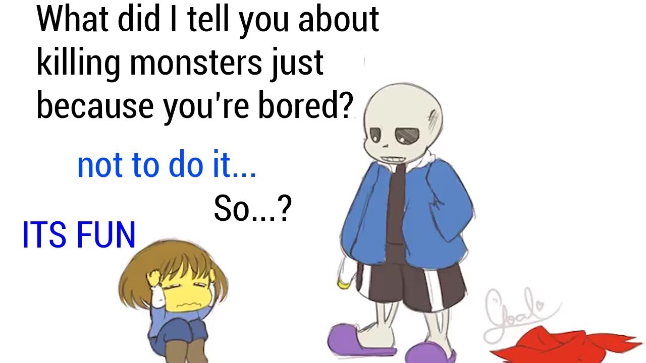 If ONLY Frisk Had Followed Sans' Advice (Undertale Animation & Comic Dub Compilation)