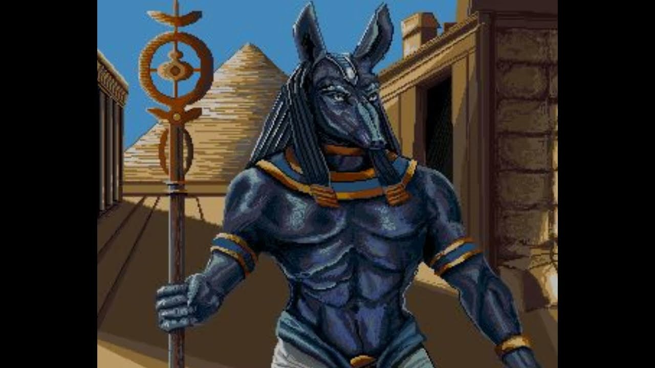Anubis Amiga Pixel Sketch