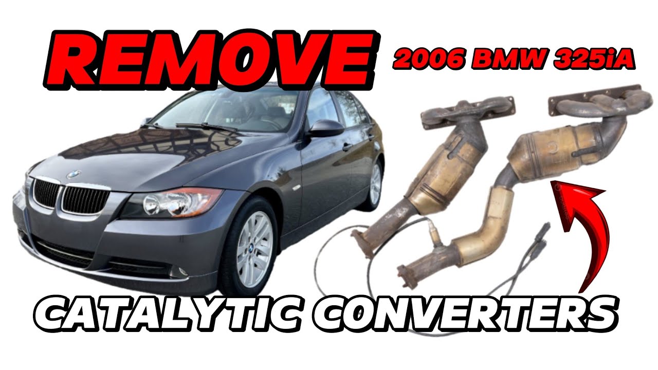 DIY How to Remove Catalytic Converters 2006 BMW 325i