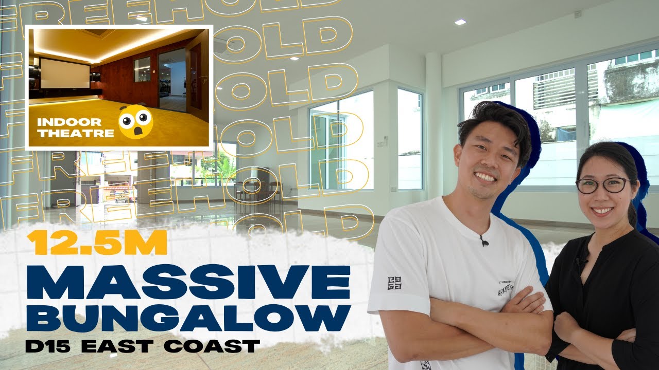 GIGANTIC Freehold Bungalow @ D15 East Coast ($12.5M) | Singapore Home Tour Ep. 184