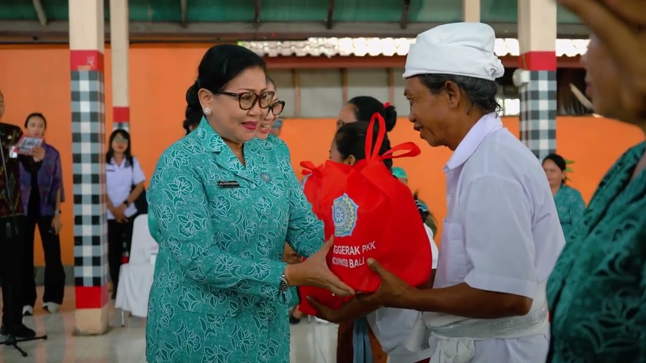 Kegiatan Aksi Sosial TP PKK Provisni Bali “Bergerak dan Berbagi” ke - 1 Tahun 2026 