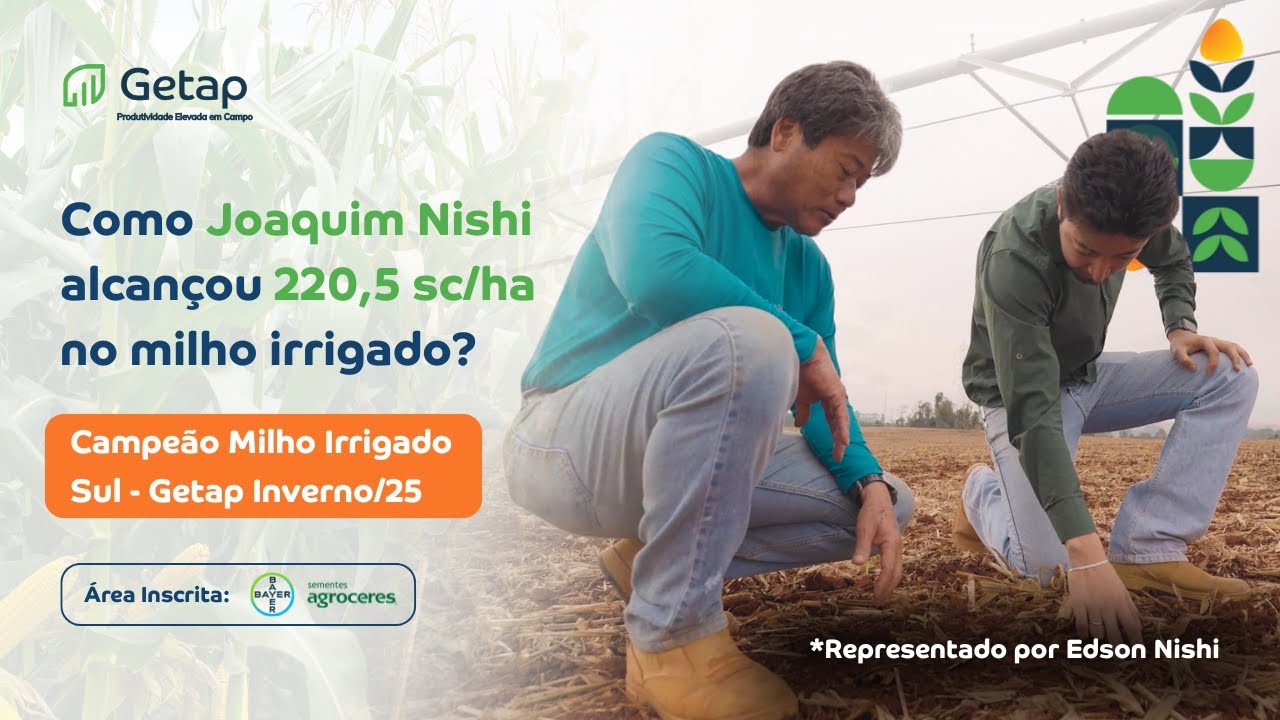 Visita Técnica | Joaquim Nishi – Campeão de Milho Irrigado | Concurso GETAP Inverno/25