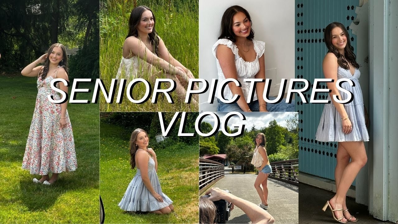 SENIOR PICTURES VLOG 📸