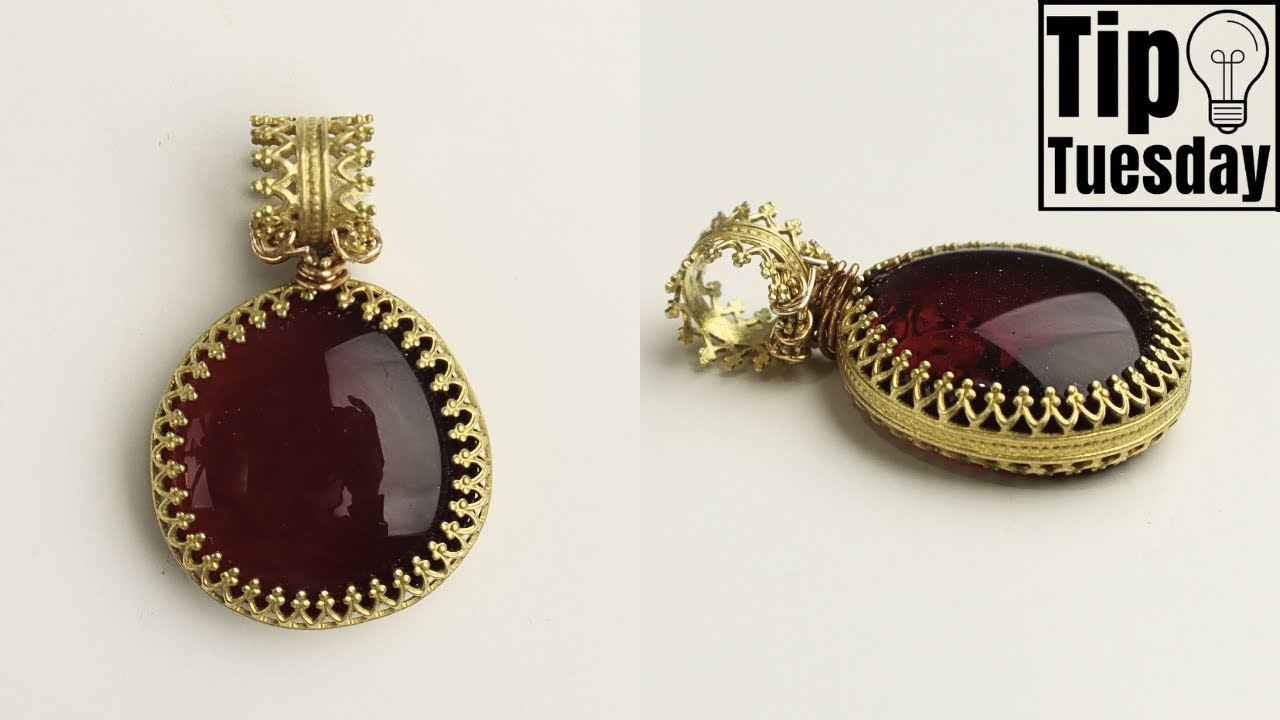 Gallery Wire Glass Cabochon Pendant Artistic Wire Wrapping Tutorial