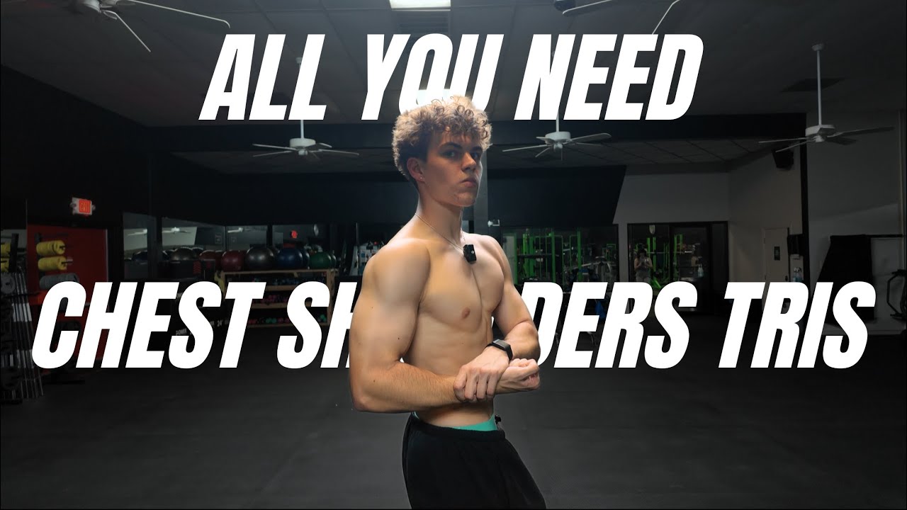 Building My CHEST SHOULDERS & TRIS - FULL PUSH DAY