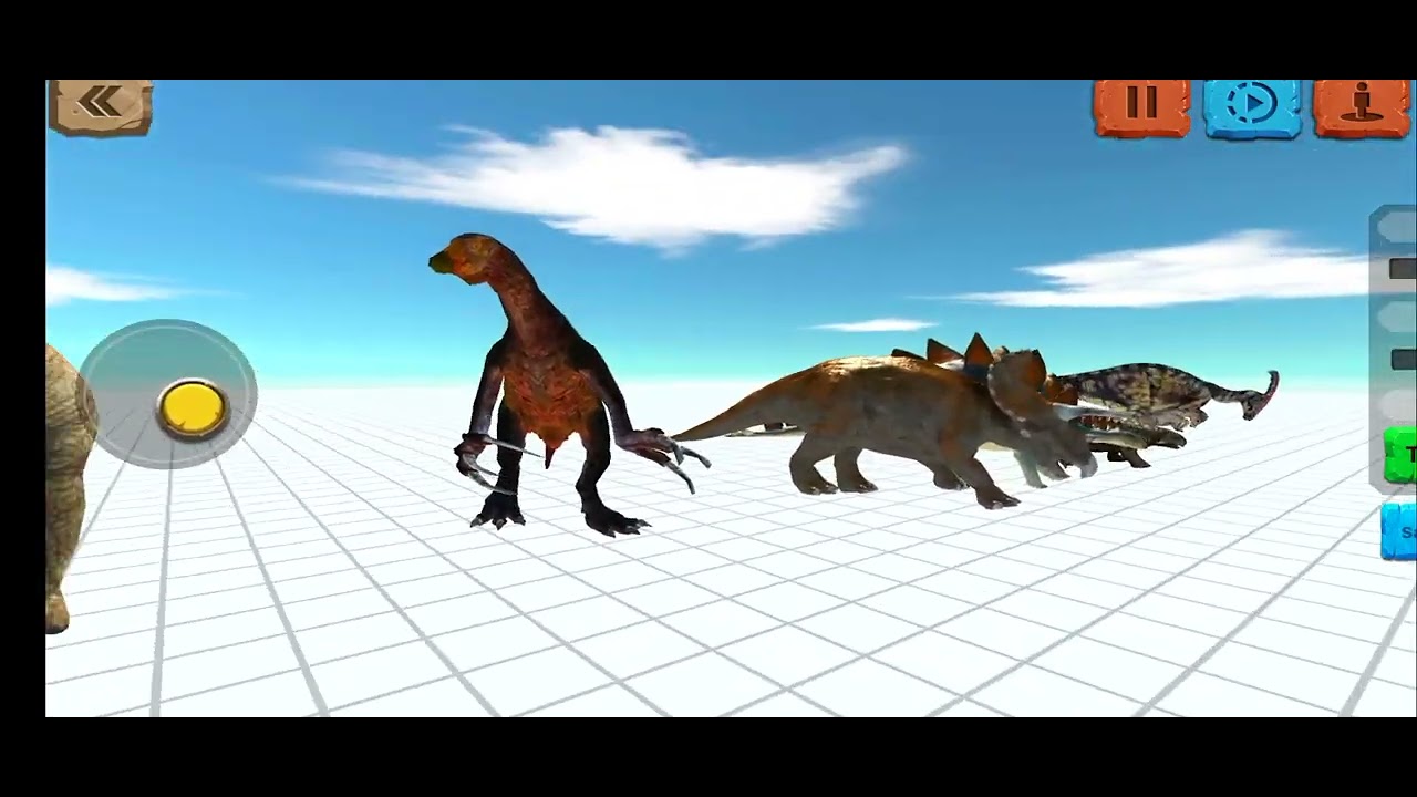 ARBS Mobile - Carnivore Dino vs Herbivore Dino vs Aquatic vs Modern Mammals Rumble
