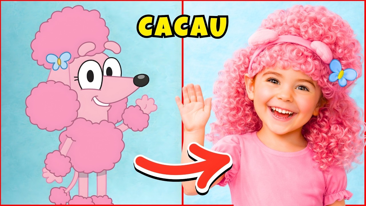 🐶🔵 BLUEY 👉 ADIVINHE PELA VOZ! 🔊🎧 Como seriam o personagem se fose HUMANO 😱