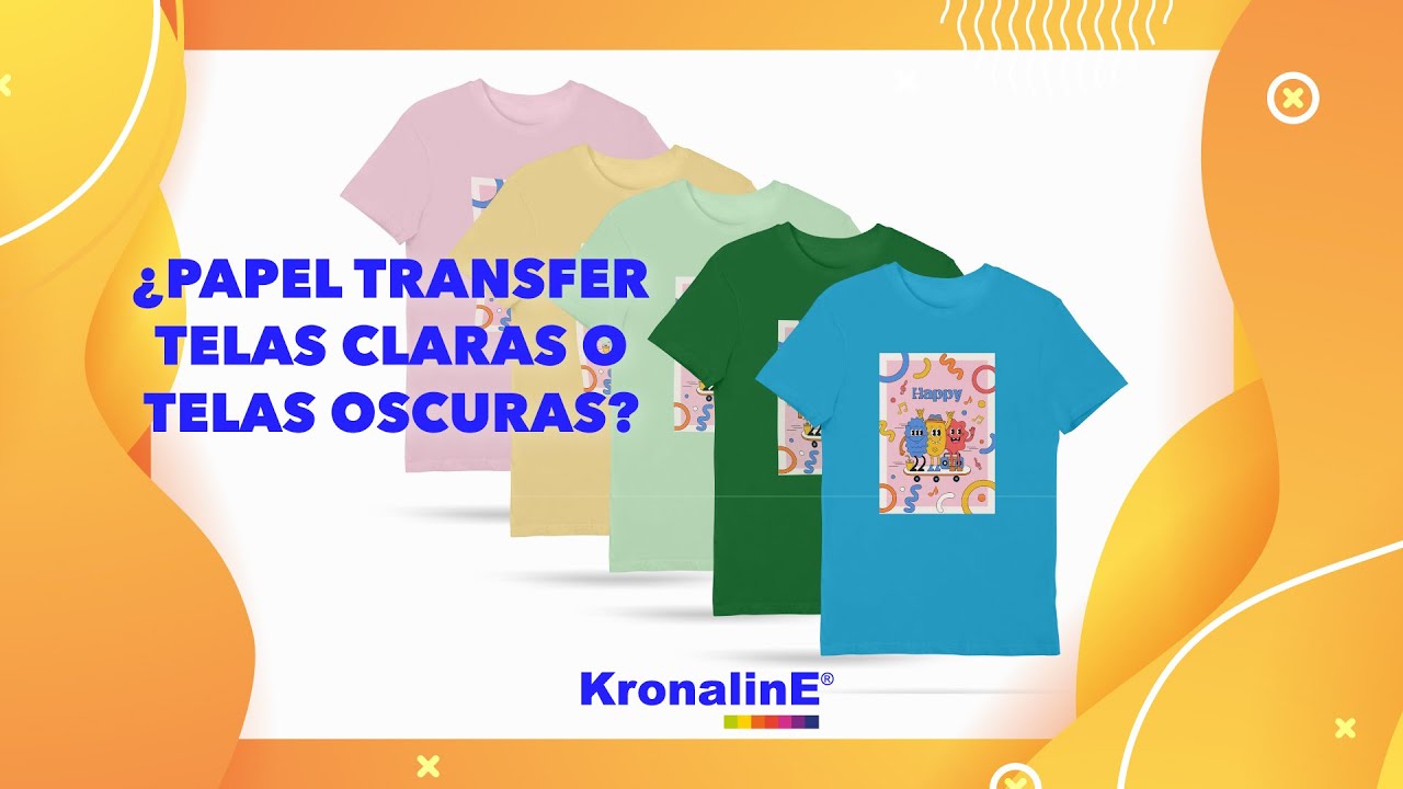 &iquest;Papel transfer Telas Claras o Telas Oscuras?