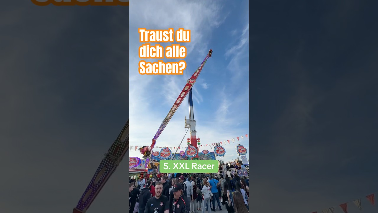 Welche Sachen traust du dich? 🫣 - Volksfest N&uuml;rnberg 2025 Edition!