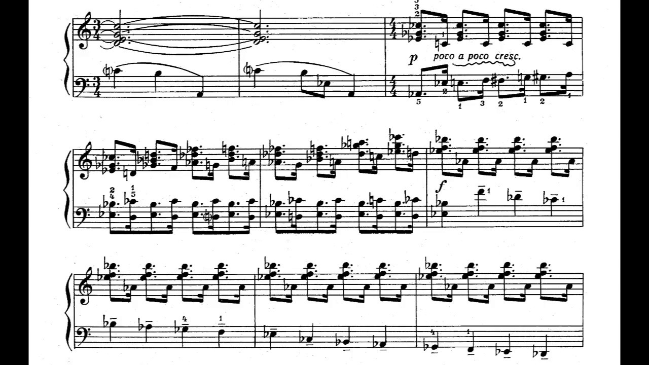 Aram Khachaturian - Seven Recitatives and Fugues for Piano (1966) [Score-Video]