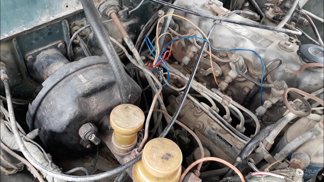 เครื่องkbสตาร์ทไม่ติด เช็คหัวเผา กล่องเผาหัว สะพานไฟ (Datsun 620)