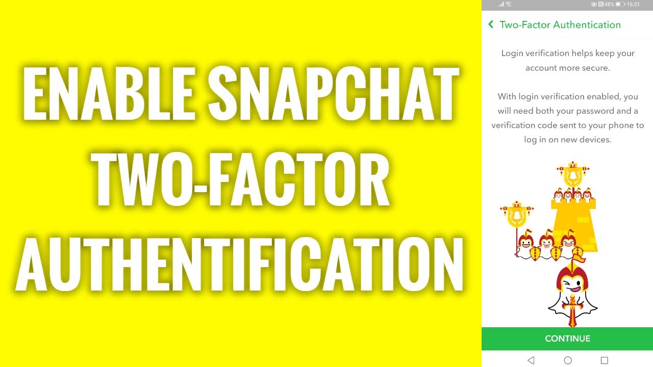 How To Enable Snapchat Two Factor Authentification