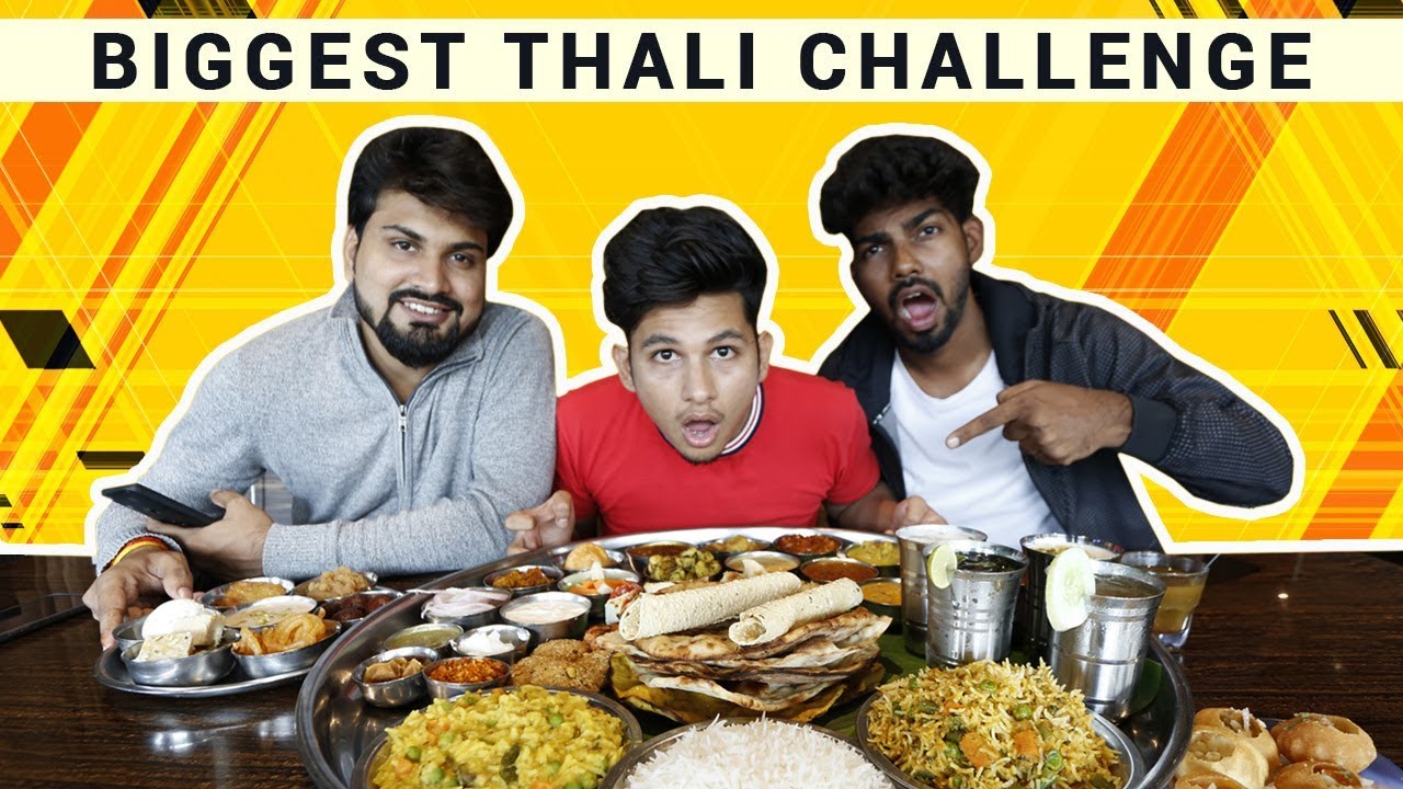 Biggest Thali In Mumbai - Thali Eating Challenge | Pramod Rawat