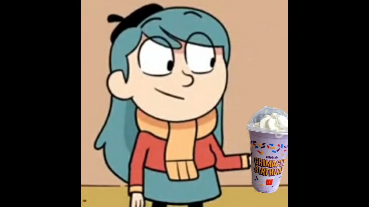Hilda tries the Grimace Shake #hilda #hildatheseries #twig