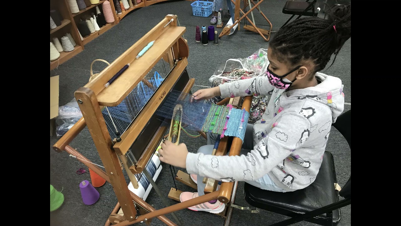 Mihoko Wakabayashi takes us on a tour of her Saori Weaving studio in Worcester, MA.