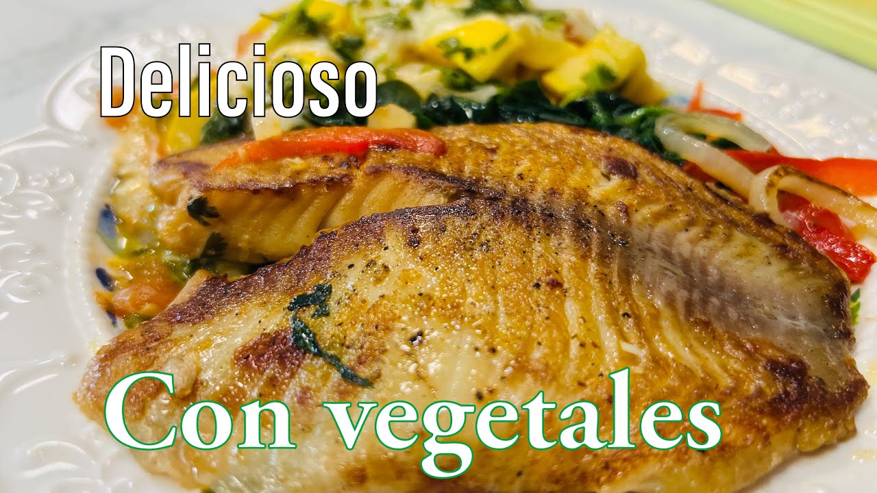 FILETE  TILAPIA con ESPINACAS #saludable #nutritivo #cocinafacil #princesshouse