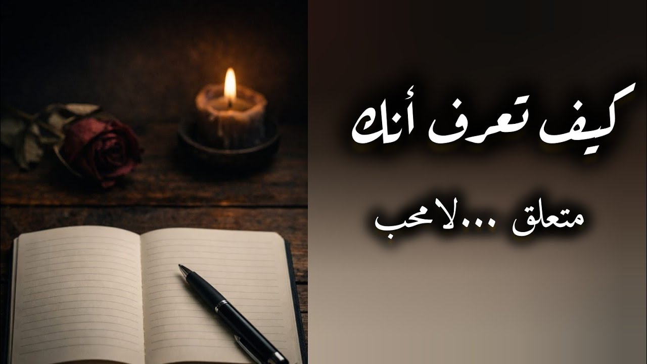 كيف تعرف أنك متعلق .... لا محب