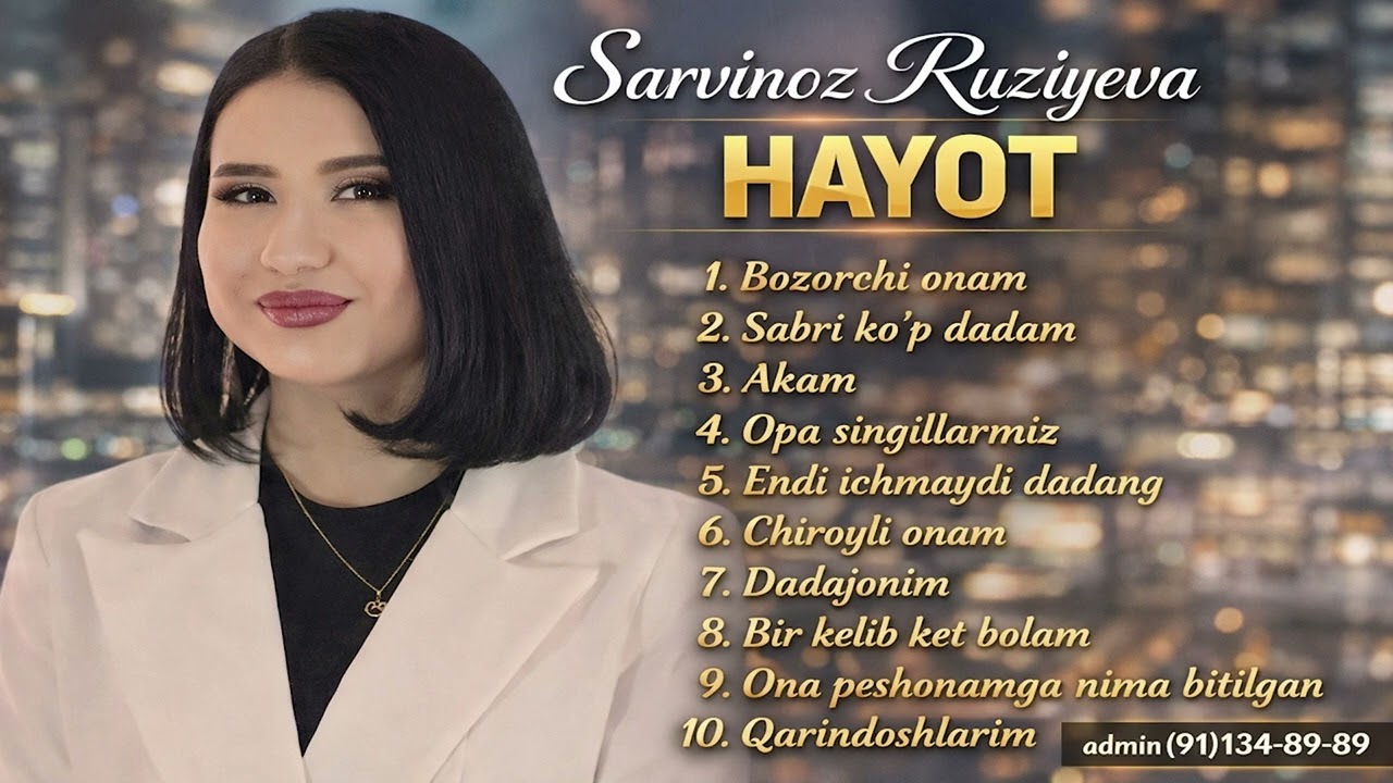 Sarvinoz Ruziyeva    Ey hayot  Albom dasturi   #music #trend #trending #love #youtube #new #tiktok