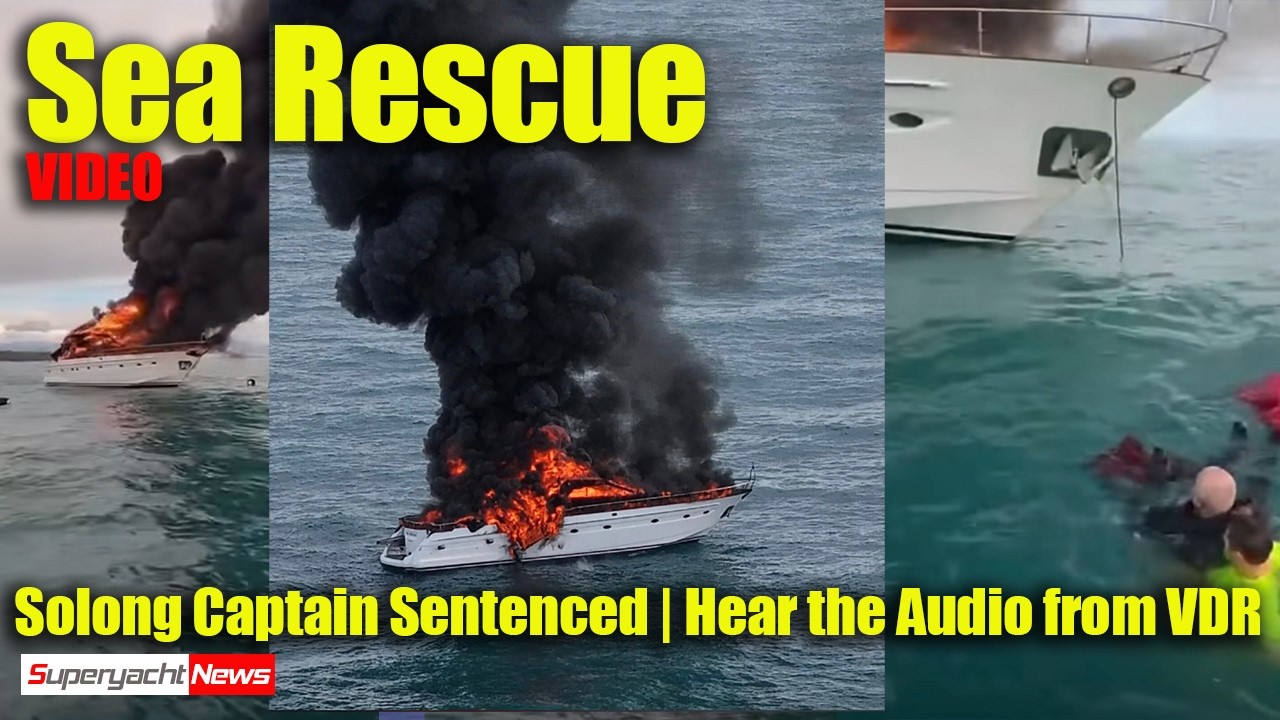 Dramatic Sea Rescue from Blazing Yacht VIDEO | SY News Ep567