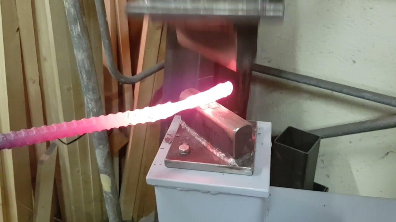 Lufthammer Eigenbau, Schmiedehammer, Federhammer, Maschinenhammer, Amboss ... Selfmade Powerhammer..