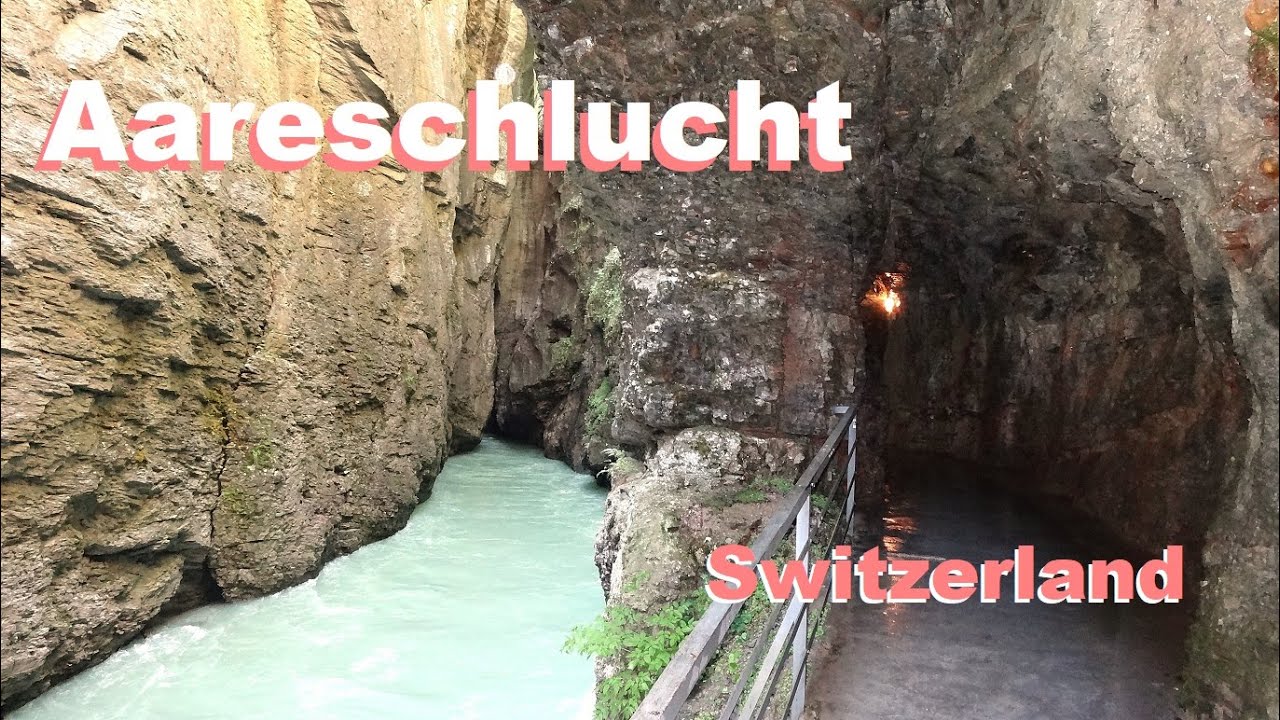 SWITZERLAND - Suiza - Aareschlucht - Aare gorge - Garganta del Aare