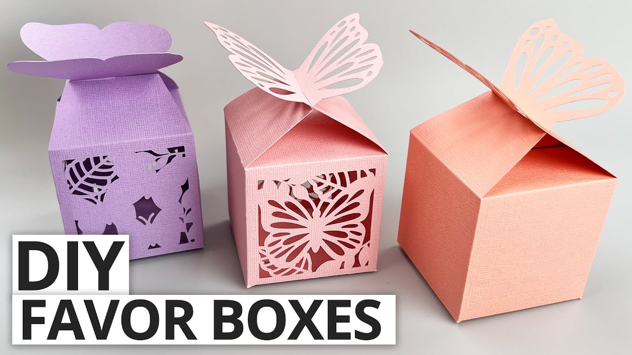DIY Butterfly Favor Box