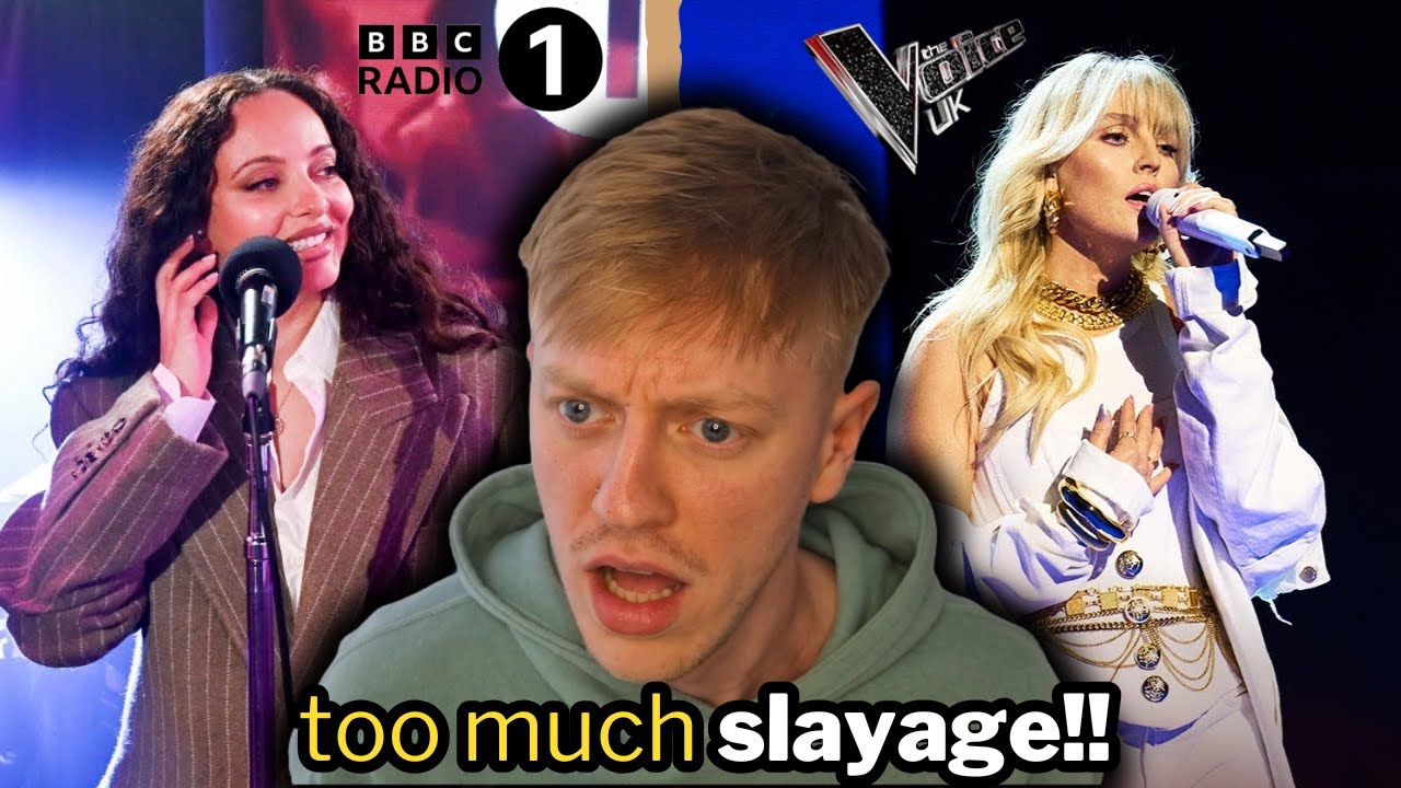 FANTASY & BACKBONE by JADE (RADIO 1) & FORGET ABOUT US by PERRIE (THE VOICE)  LIVE | REACTION
