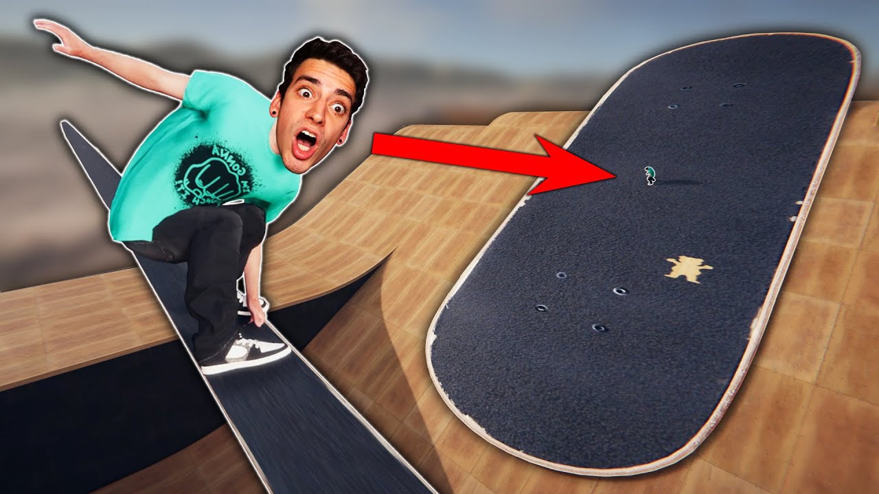 I Made My Skateboard WAY TOO BIG. (Skater XL)