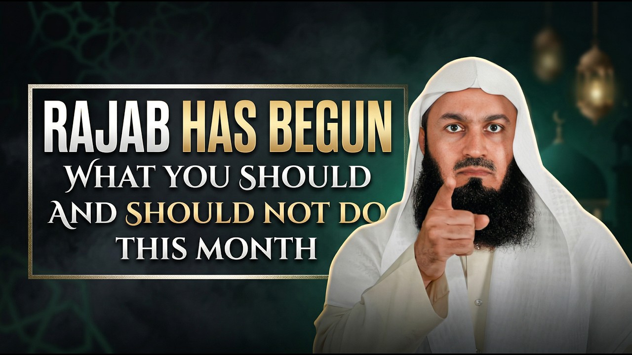 Rajab Has Started: Most Muslims Get This Completely Wrong | Mufti Menk | Menk Motivation!