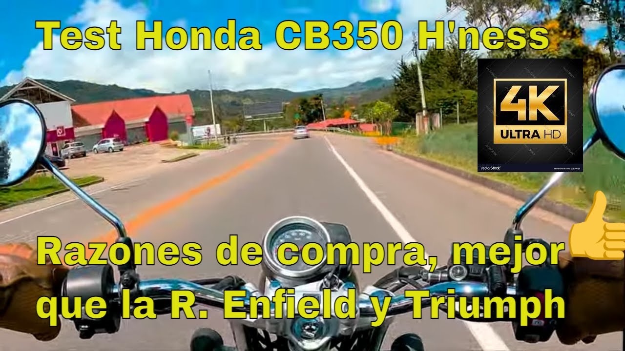 Test Honda CB350 H'ness | Razones de compra | P. O. V.  Sound | Bogota 4K | #Honda