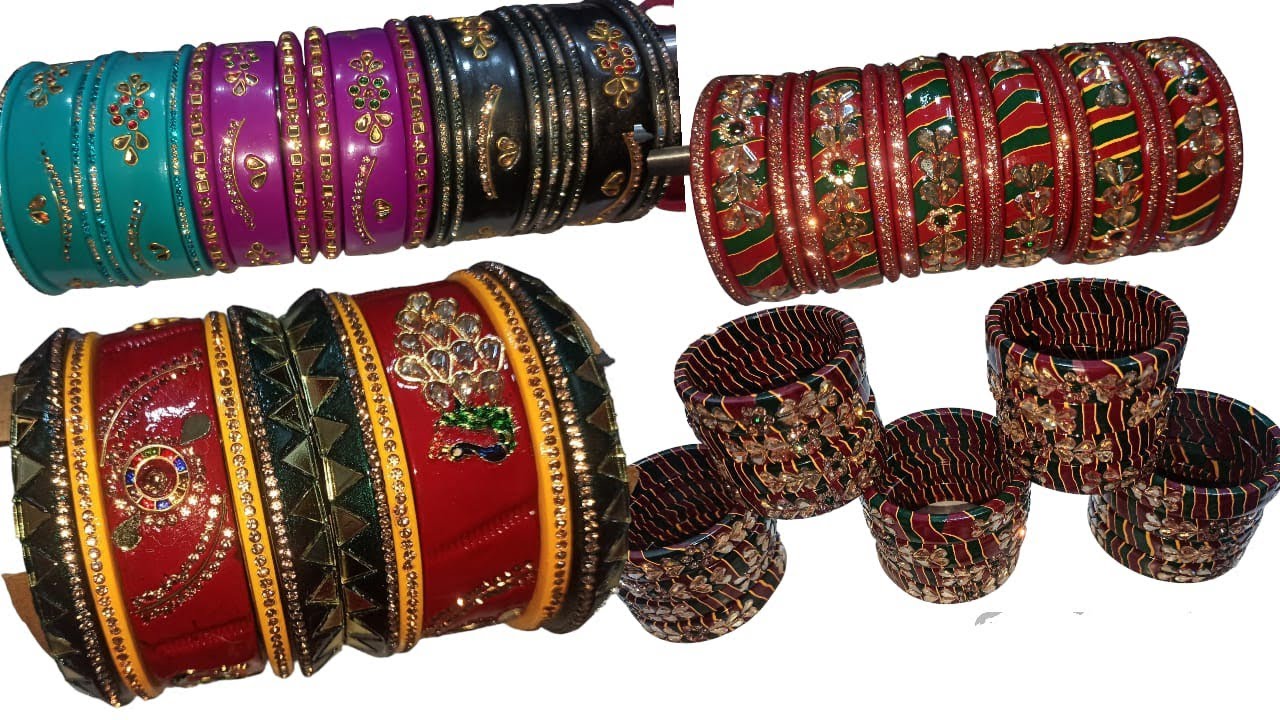 7300391321 श्रावन स्पेसल लहरिया लाख के Bangles | लाख के bangles न्यू collection#gurukripa boutique