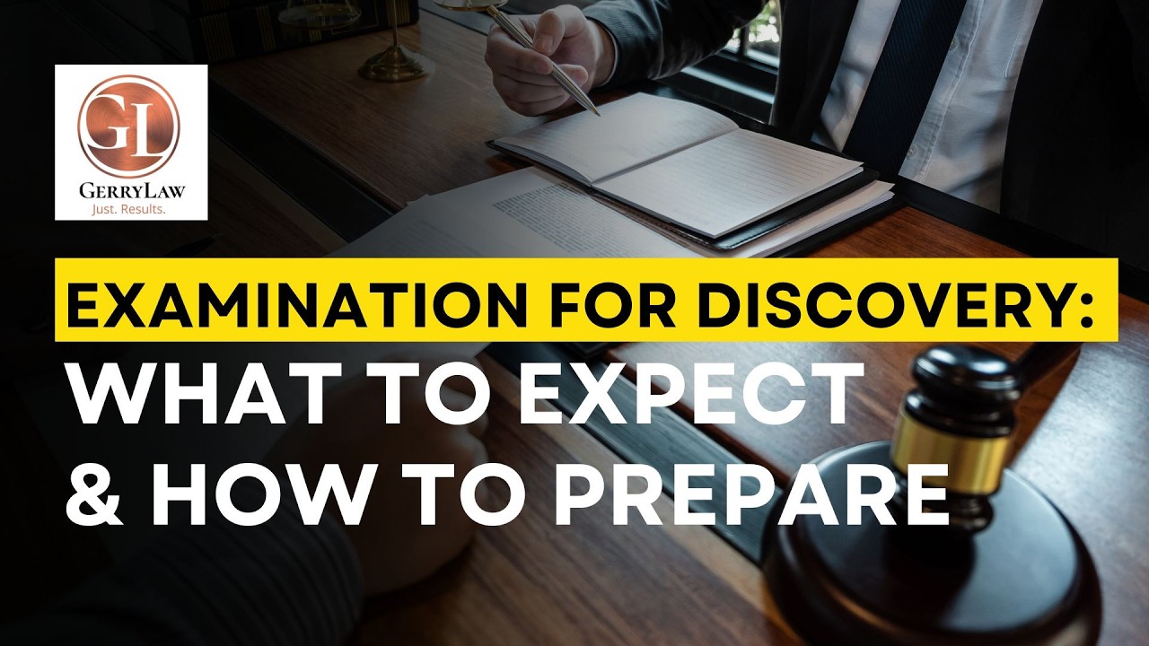 Examination for Discovery Explained: A Step-by-Step Guide