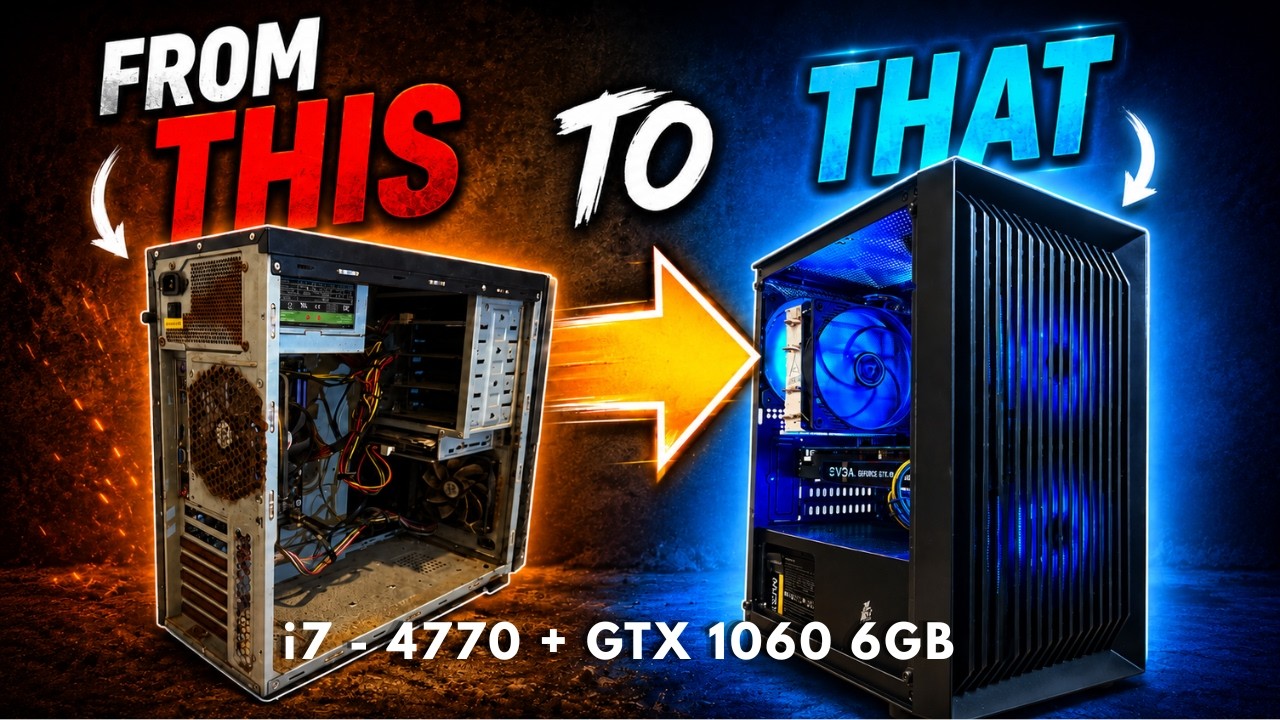 Из хлама в игровой ПК (i7-4770 + GTX 1060)