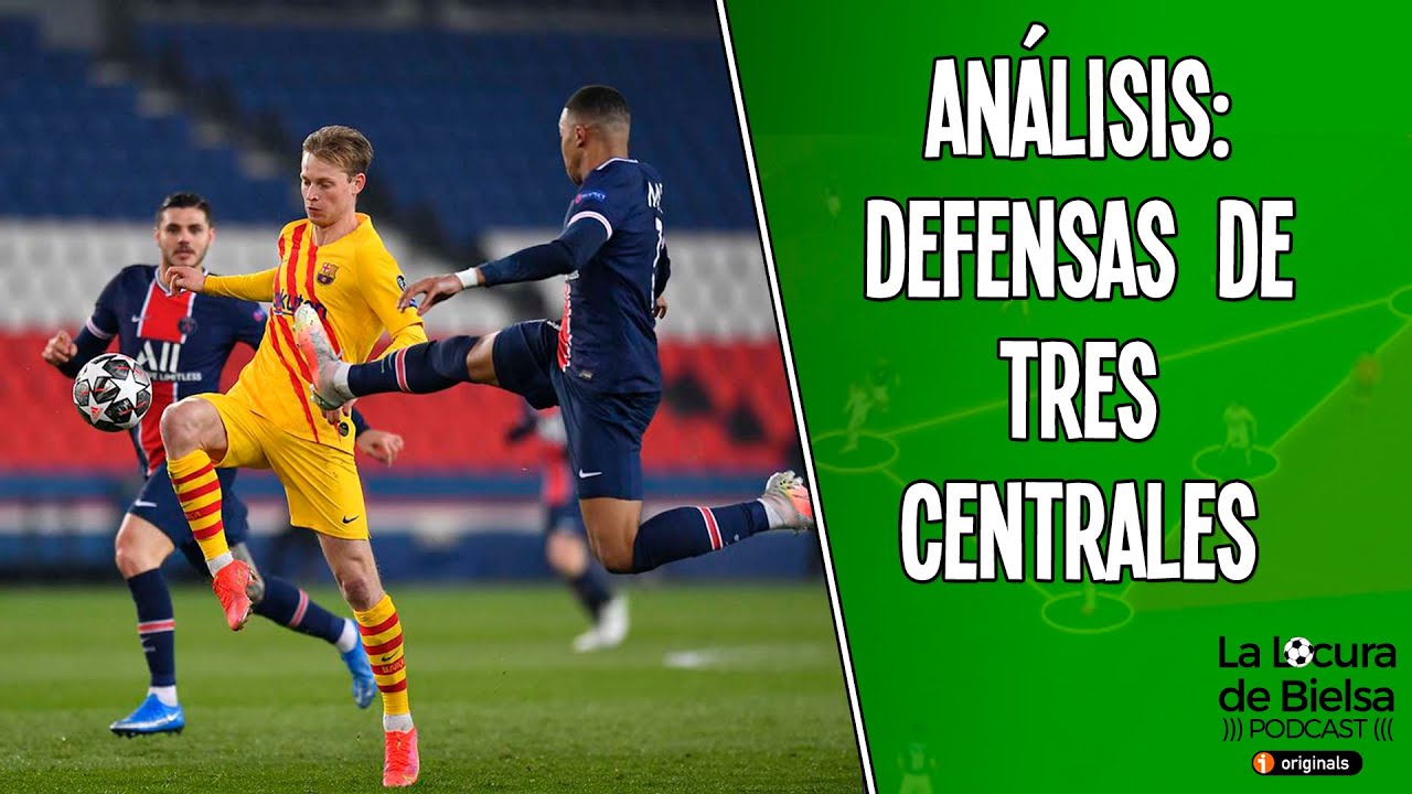 Análisis táctico: tipos de defensas de tres centrales