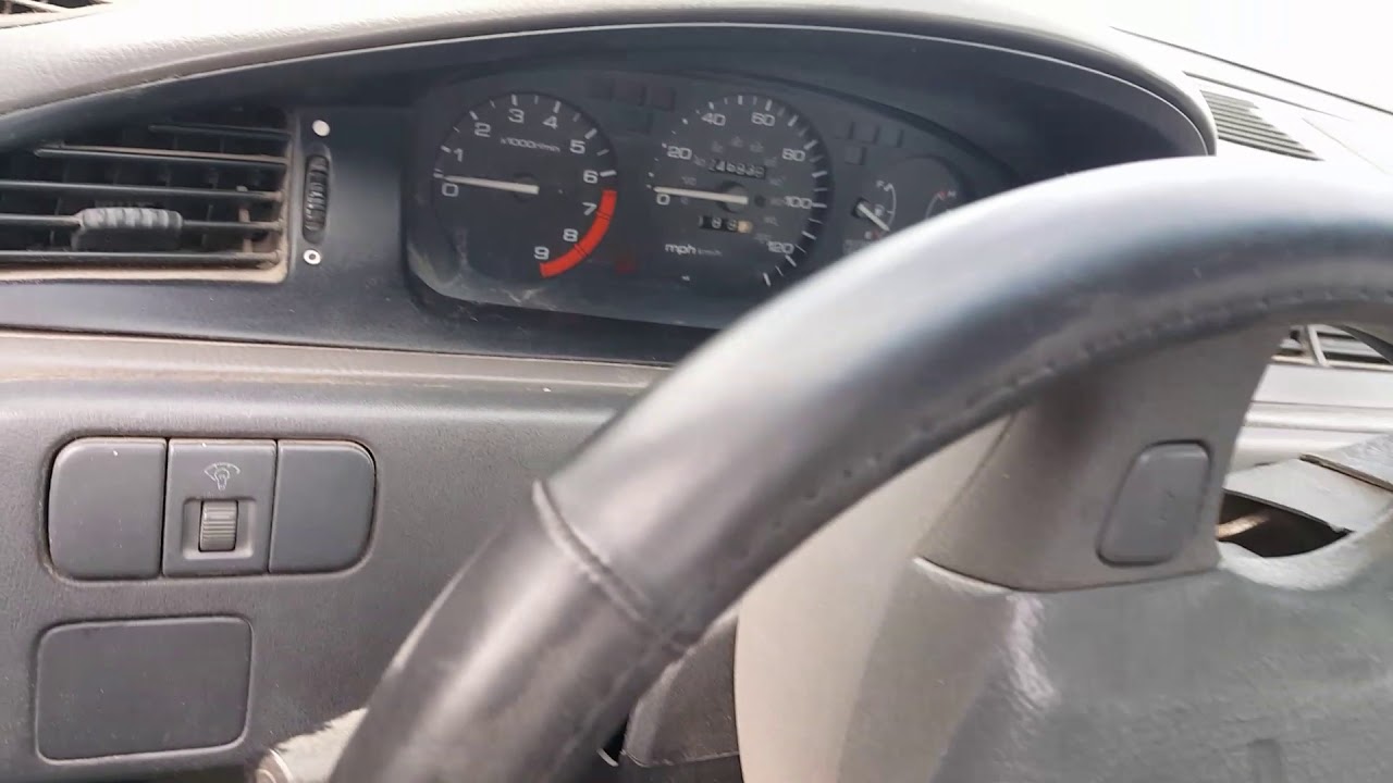 92-95 Honda civic instrument cluster removal