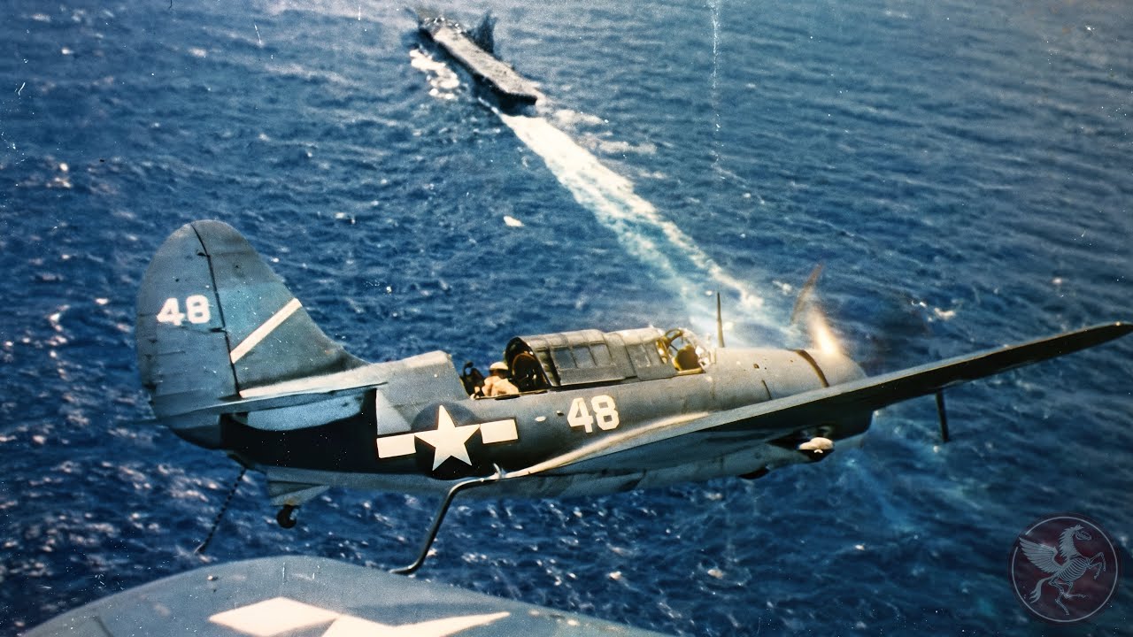 WWII IN COLOR: Inside The Pacific Air War & Carriers Operations [Restored Footage]