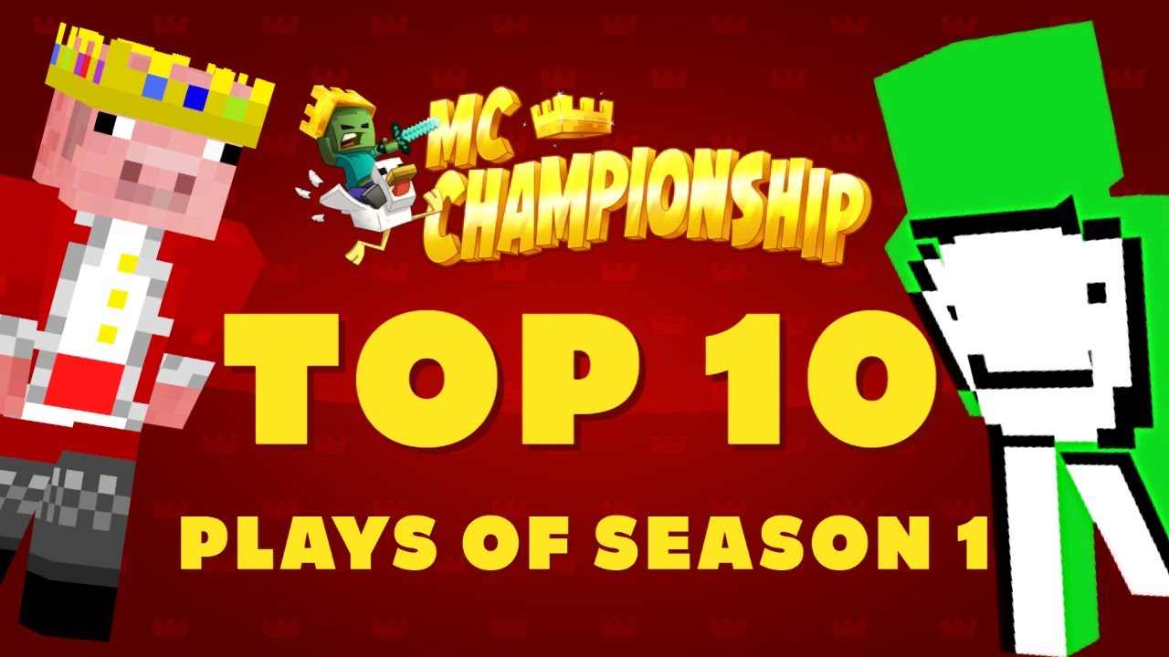 MINECRAFT CHAMPIONSHIP Top 10 Plays of Season 1 (Feat. Dream, Technoblade, TommyInnit, etc)