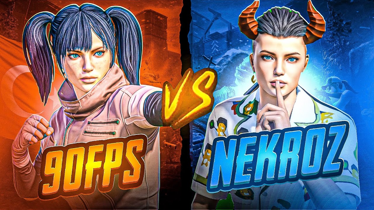 ESKİLERİN EN İYİ FRANSALI MOBİLE OYUNCUSUYLA VS ATTIM!! 🔥 90FPS VS NEKROZ 