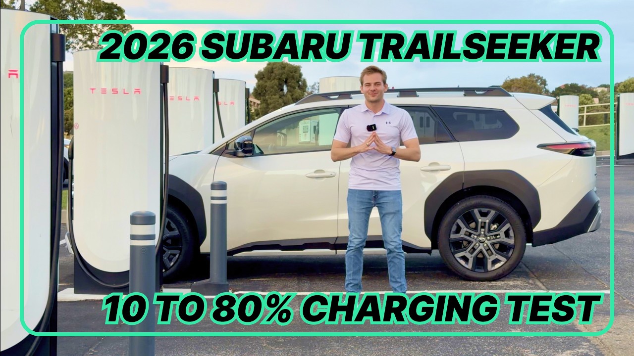 Тест зарядки Subaru Trailseeker 2026 года от 10 до 80%.