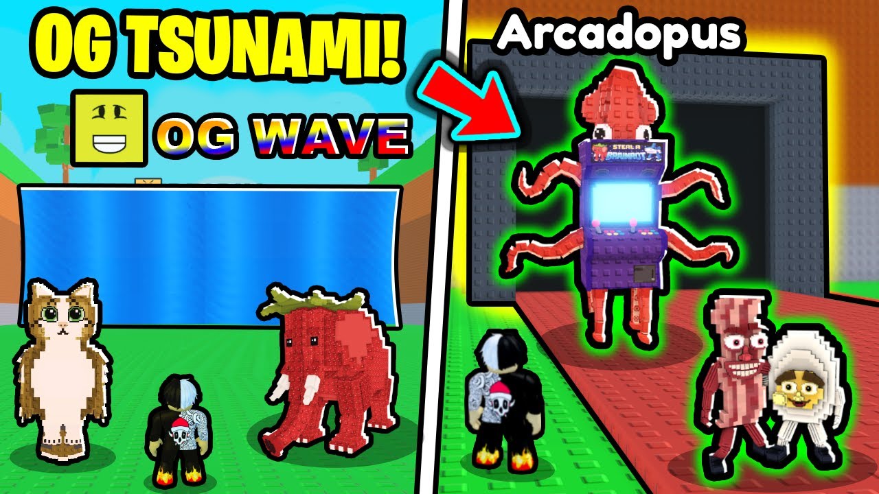 NOWE TSUNAMI DAJE OG BRAINROTY w STEAL A BRAINROT!