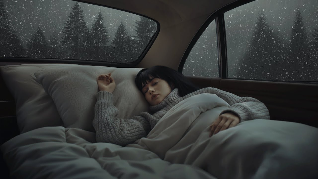 Оставьте бессонницу позади! Звуки дождя с громом и молниями помогут вам заснуть и успокоиться 🌧️