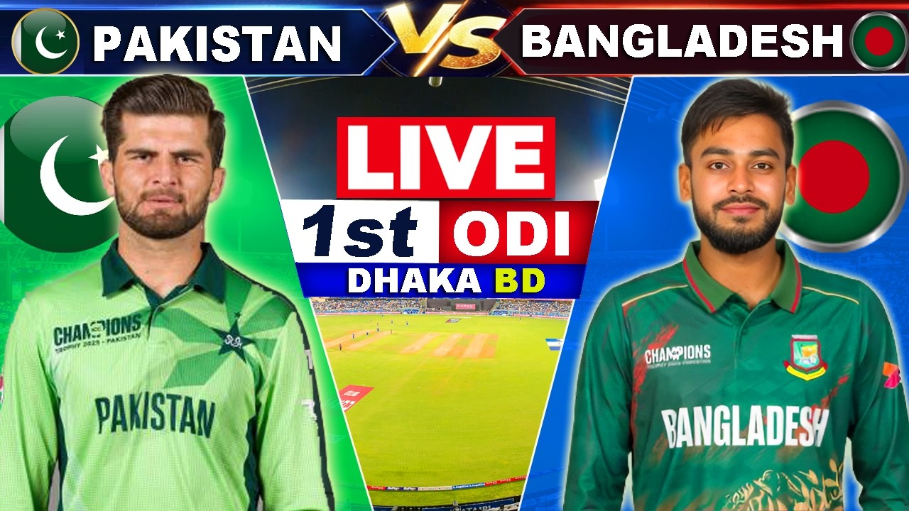 🛑Live PAK Vs BANG 1st ODI Match | Live Cricket Match Today | PAK vs BAN Odi 1st Innings #livescore