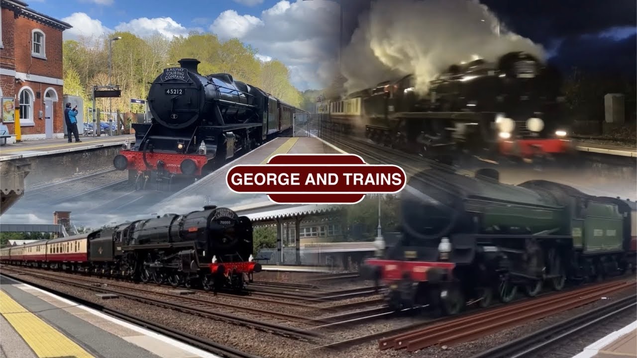 Mainline Steam Compilation 2025 | George and Trains