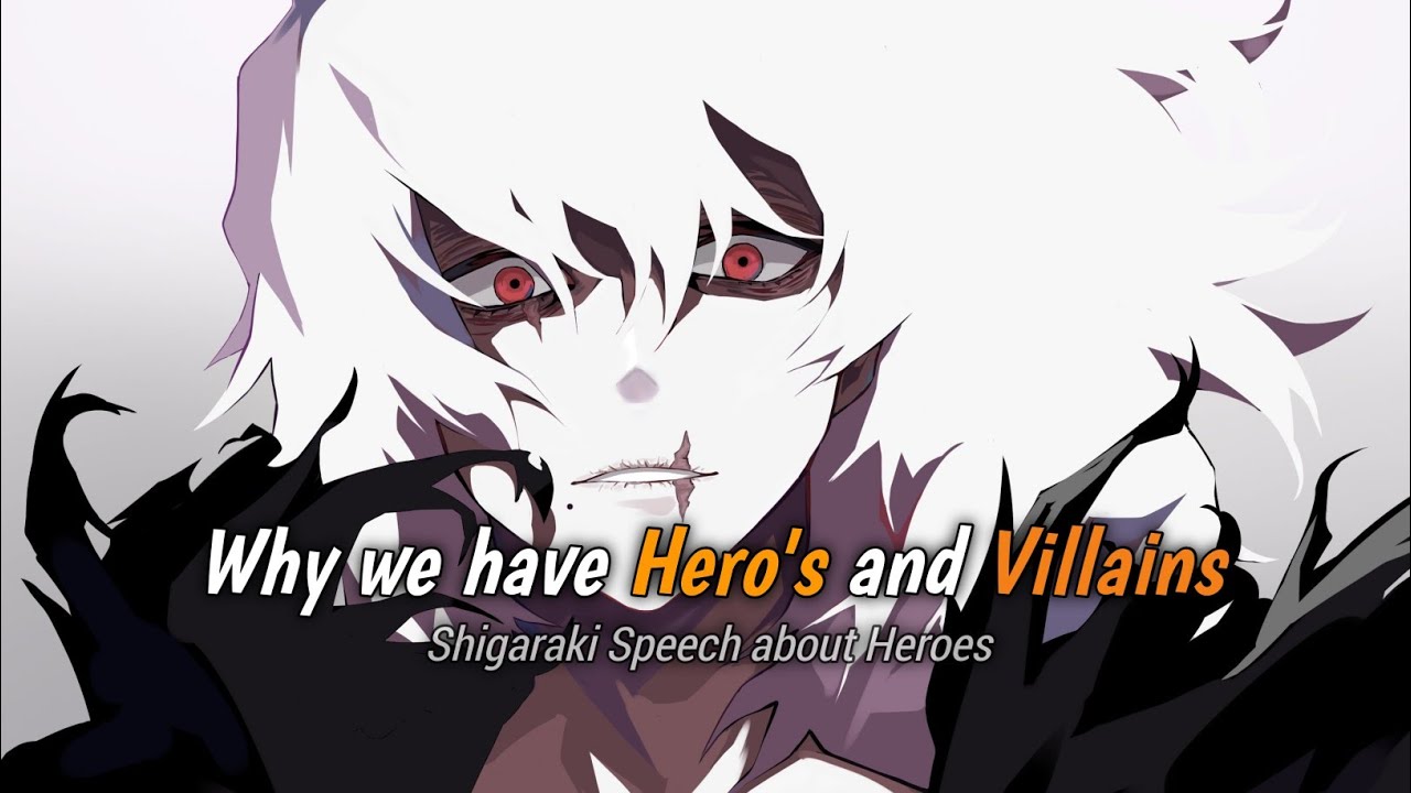 Shigaraki Speech About Heroes l Boku No Hero Academia