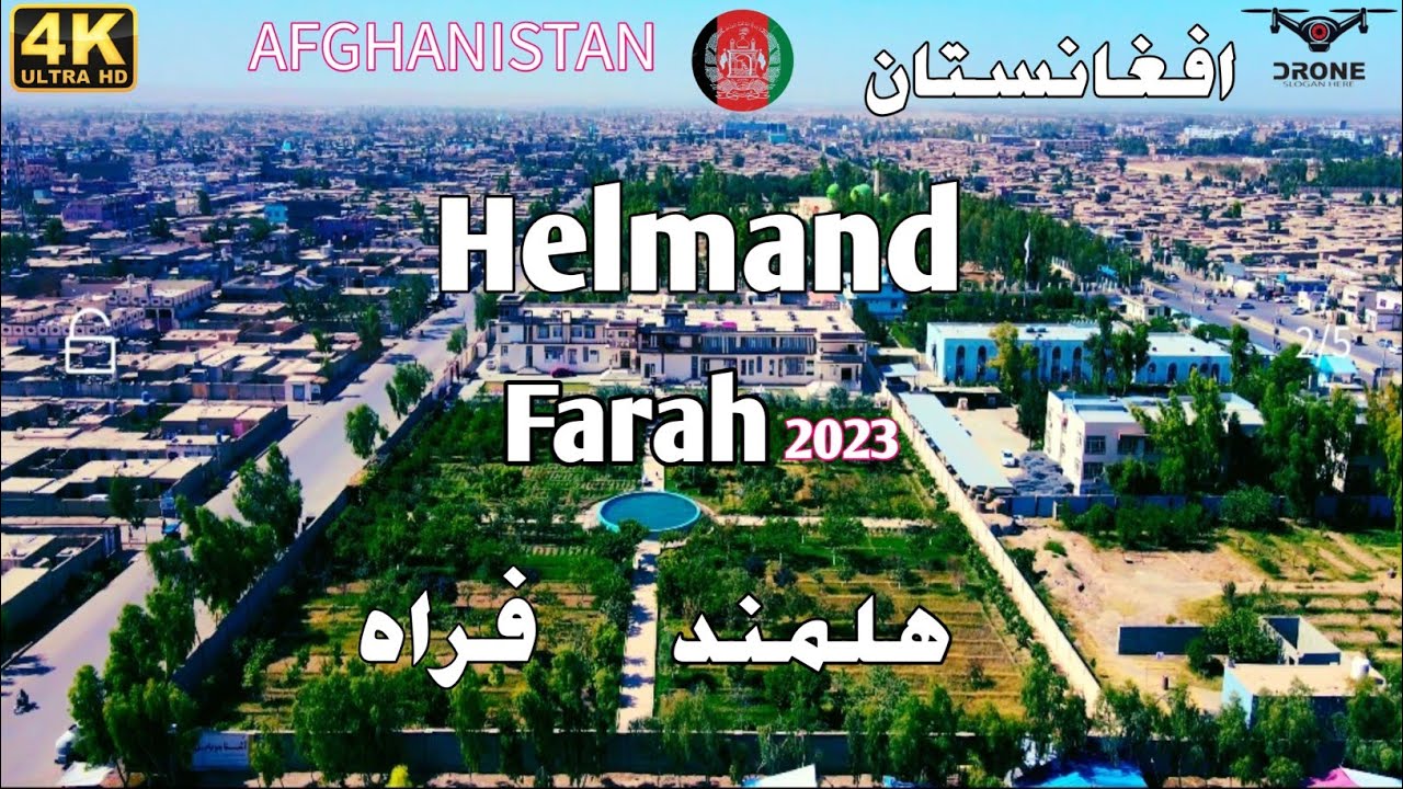Helmand And Farah Afghanistan 🇦🇫2023 Beautiful View By Drone 4k 60FPS   هلمند فراہ