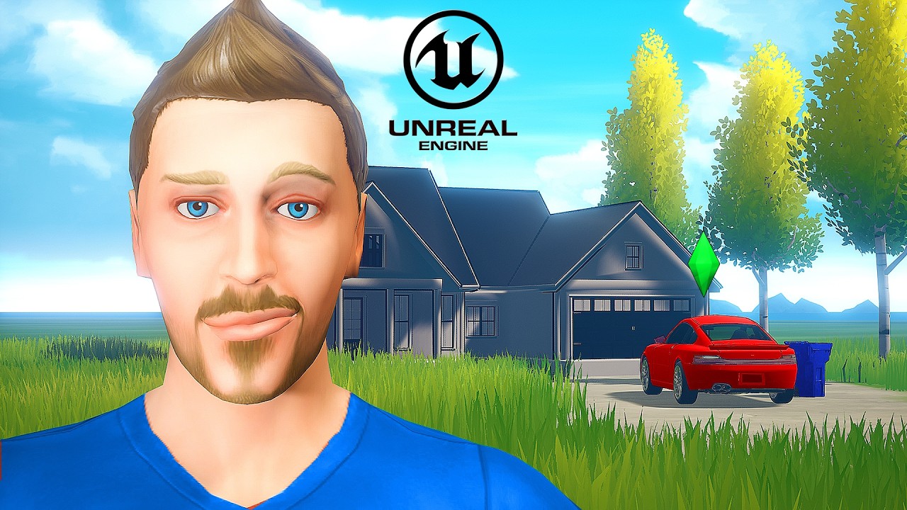 EA не стали выпускать Sims 5... Поэтому я сделал её на движке Unreal Engine 5.