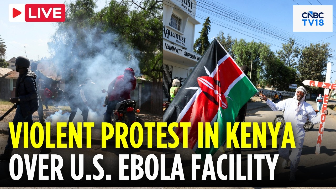 Kenya Protest LIVE: Violent Protest Outside The Laikipia Army Base Against U.S. Ebola Plans | N18G