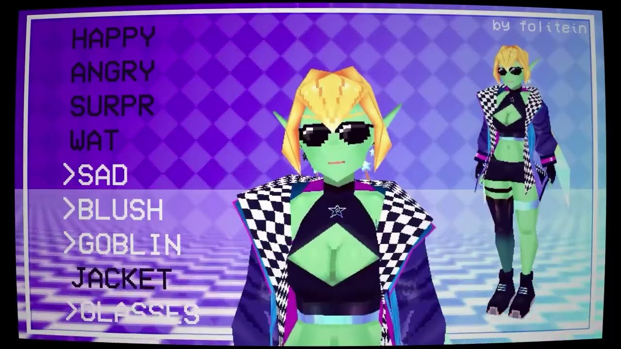 Витуб моделька для Плани @PlanyaCh #lowpoly #ps1 #n64