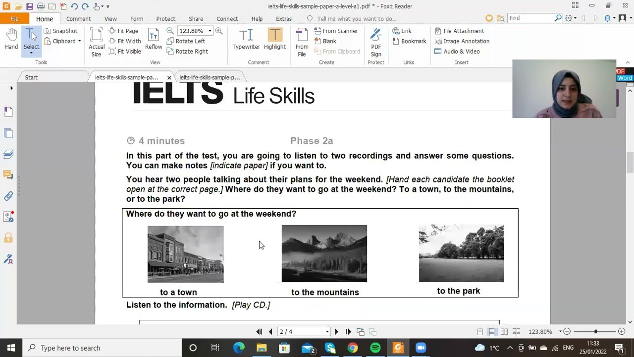 IELTS Life Skills A1 Detaylı Sınav Örneği