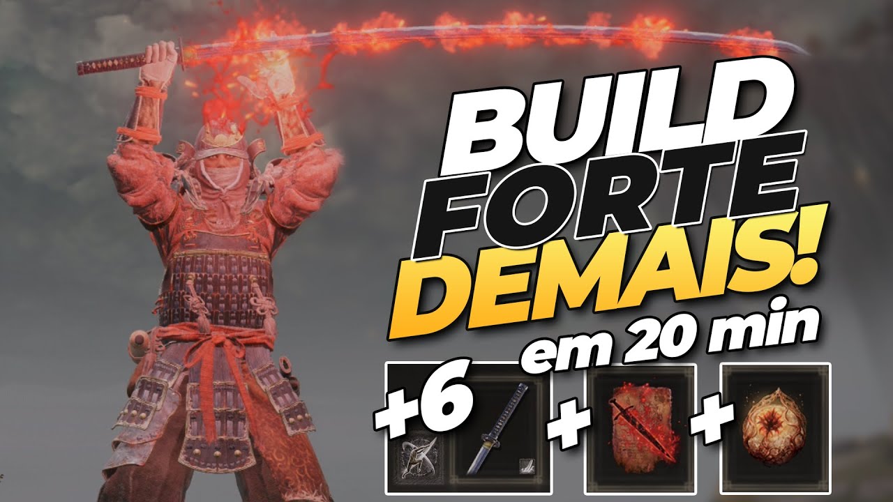 Elden Ring | Como ficar APEL&Atilde;O desde o COME&Ccedil;O com essa BUILD muito forte! Fique preparado pra DLC!